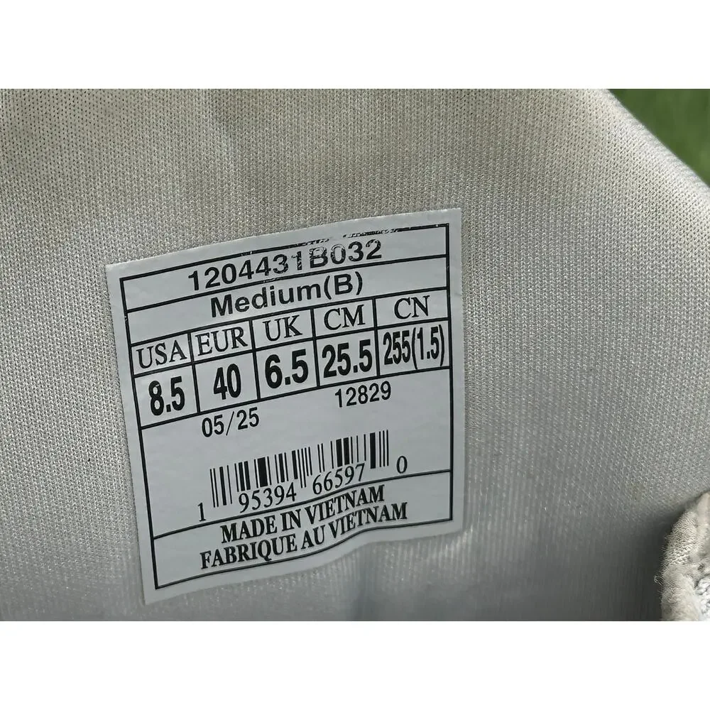 Brooks Adrenaline GTS 25 1204431B032 Athletic Shoes Womens 8.5B Gray Mesh Sports